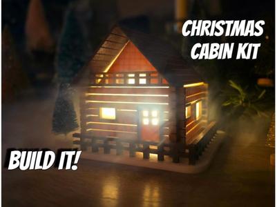 Cozy Christmas Cabin - LED Lamp Kit 001