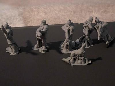 Space Interior Fighting force and dog