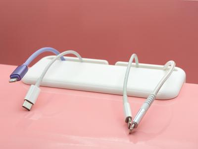 Desk Cable Holder Wide by Pork3D.com
