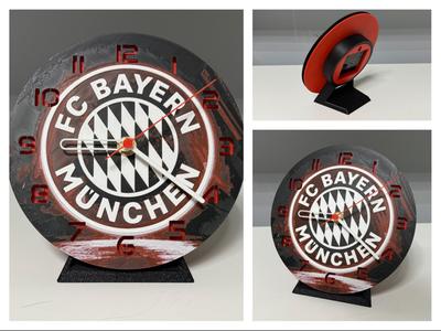 Table Clock, Tischuhr FC Bayern for Kit 011