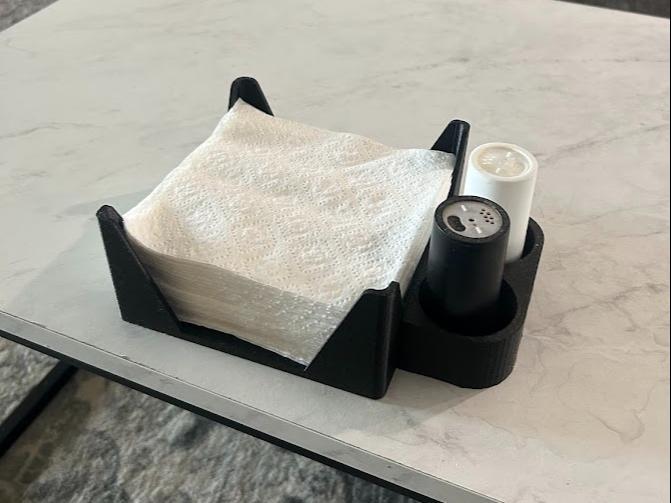 Napkin, Salt, and Pepper Holder
