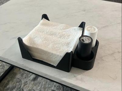 Napkin, Salt, and Pepper Holder