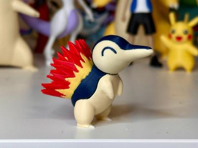 Cyndaquil (Pokemon) Multipart 39mm Tall