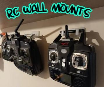 rc plane, drone, car , boat transmitter wall mount
