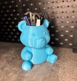 Teddy Bear Pencil Holder