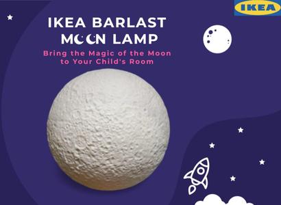 IKEA Barlast Moon Lamp