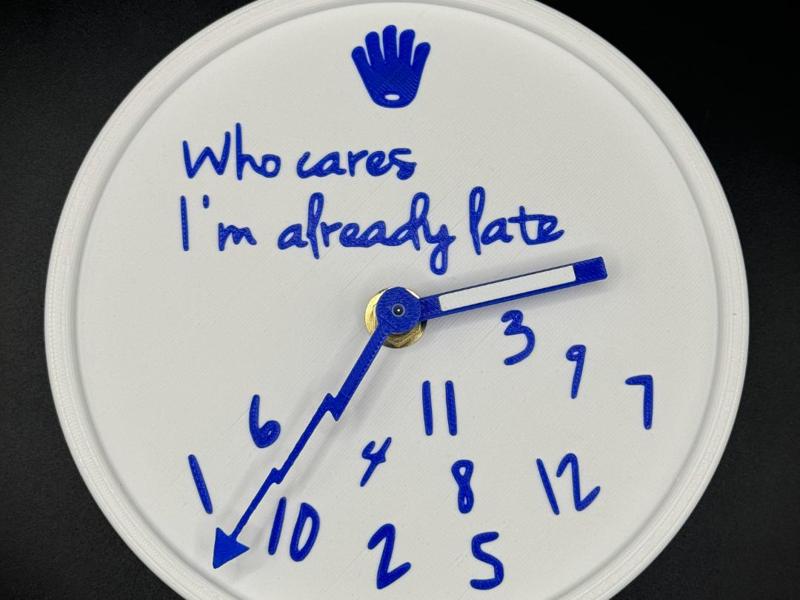 ROLEX WHO CARES IM ALREADY LATE DATEJUST 41