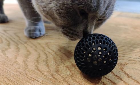 Screwable Catnip / Treat Toy Ball