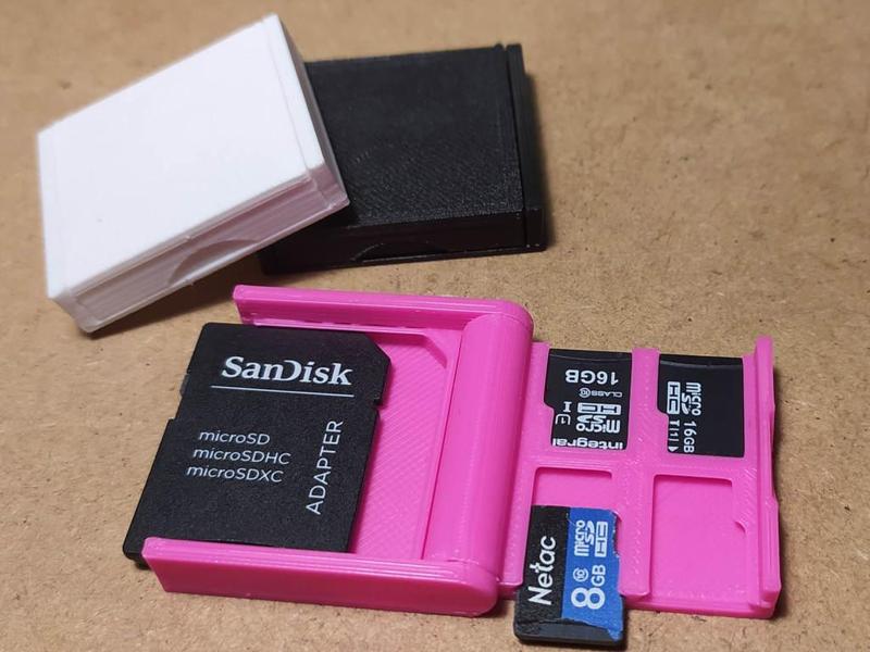 Mini MicroSD Card Case v2