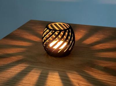 Mini Spiral Tea Light Holder