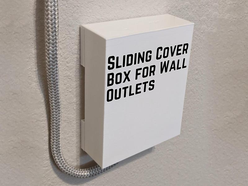 Sliding Cover Box for Wall Outlets