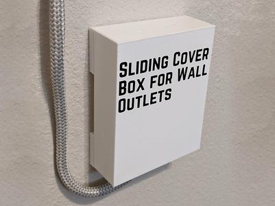 Sliding Cover Box for Wall Outlets