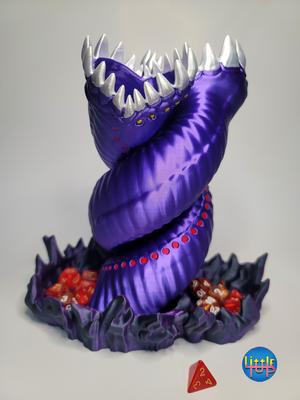 Purple Worm Dice Tower  update 2.0