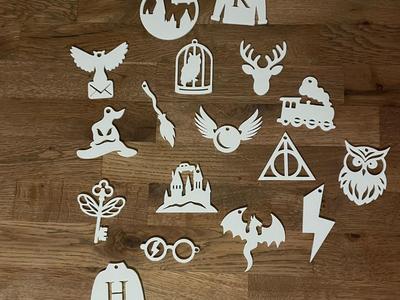 Harry Potter Christmas Ornaments v2