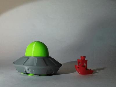 Passthrough Screw Top UFO Benchy Abduction