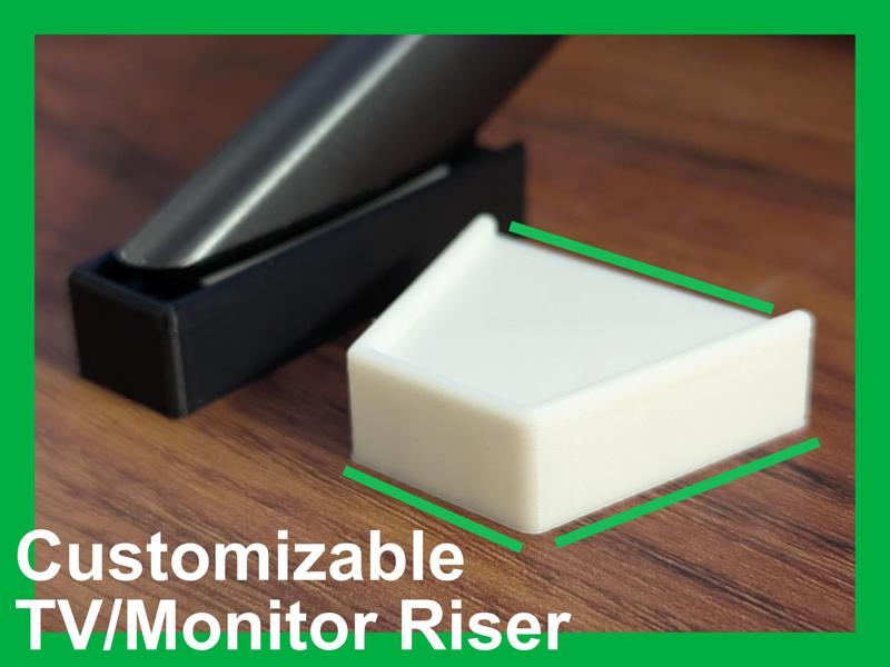Customizable - TV & Monitor Stand Riser