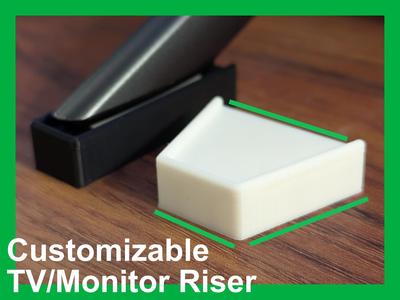 Customizable - TV & Monitor Stand Riser