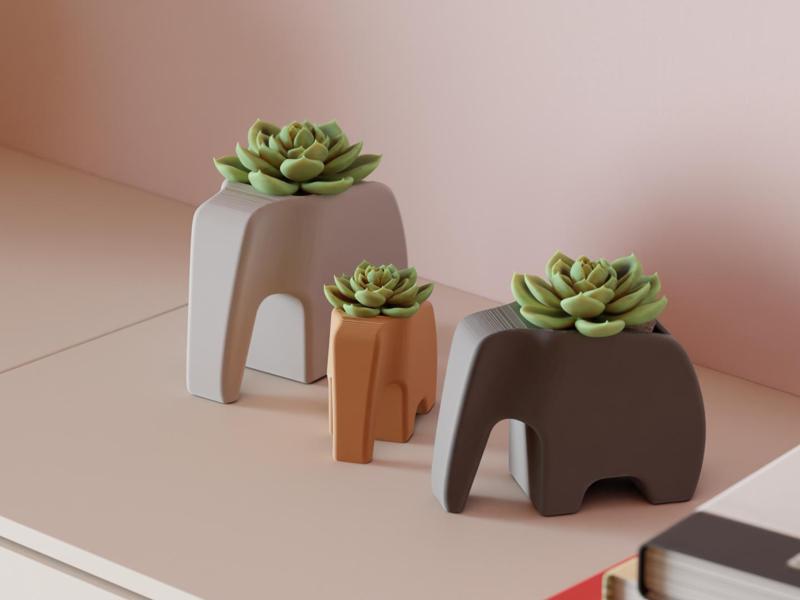 Elephant Plant pot. Great Succulent Planter