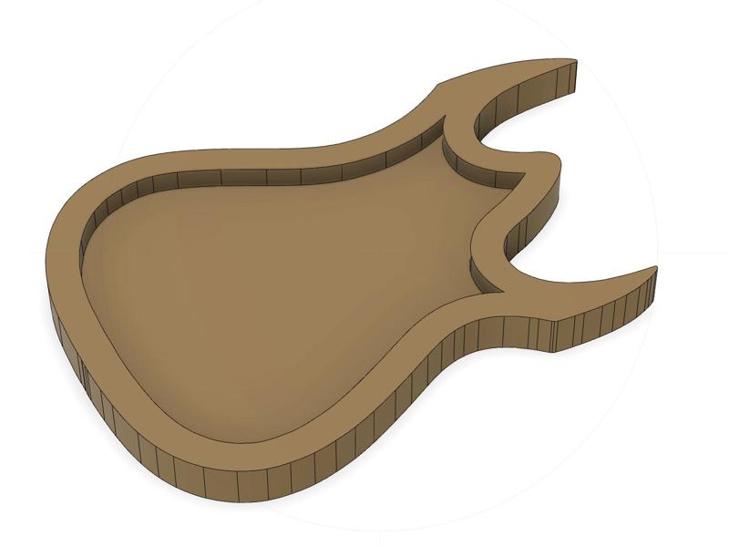 Model Guitar Tray