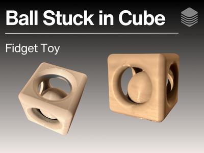 Ball Stuck in Cube Fidget
