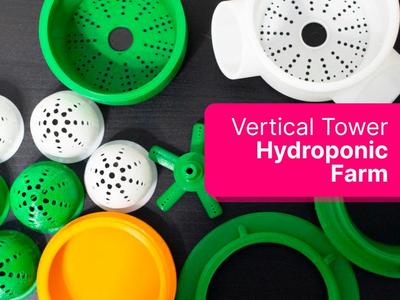 Vertical Tower Hydroponic Farm 