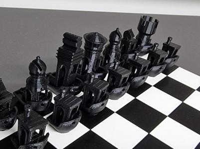Benchy Chess Set