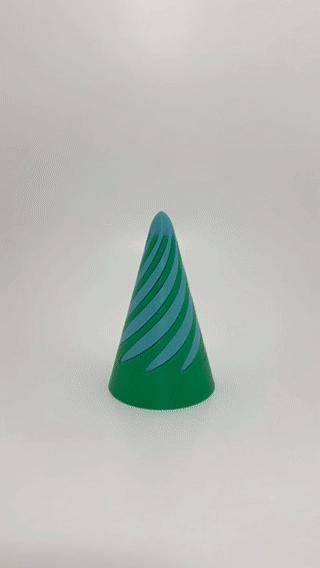 BIG Vortex Thread Passthrough Fidget - Simple