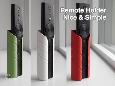 Remote Control Holder Wall Mount Adhesive