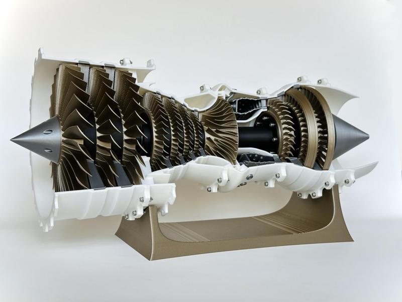 3D Printable Low Bypass Turbofan