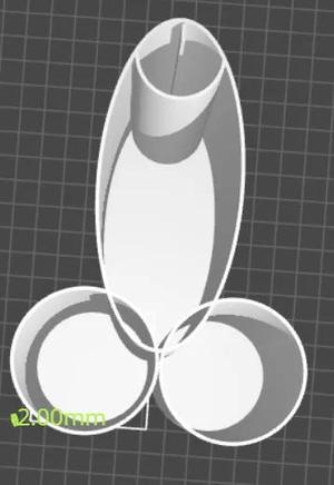 portapenne a forma di pene   