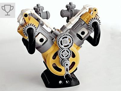 V90 Pushrod OHV Engine