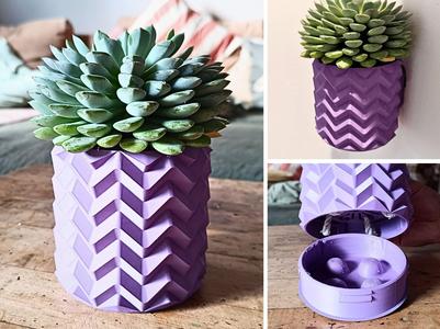Wall Planter 1.27 Zickzack v2