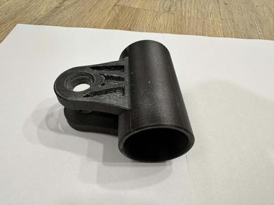 Banana rod umbrella part hinge