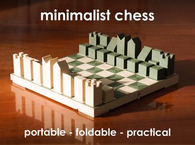 Minimalist Portable Chess Set