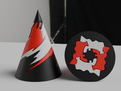 Satisfying Spiral Cone Toy