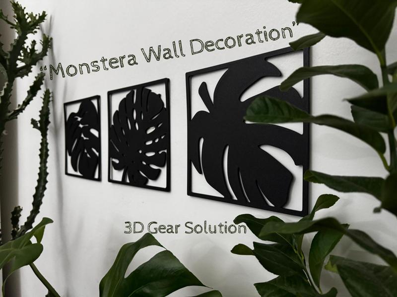 “Monstera Wall Decoration”