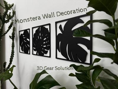 “Monstera Wall Decoration”