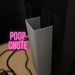 Magnetic poop chute Bambu X1 - P1P - P1S  XL 