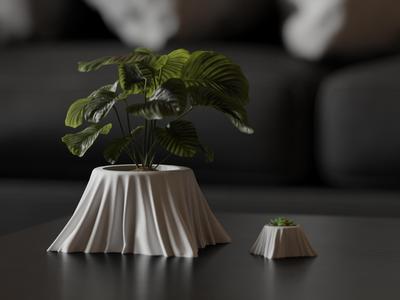 Silk Cloth Pot