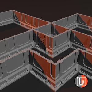 Modular Space Ship Terrain