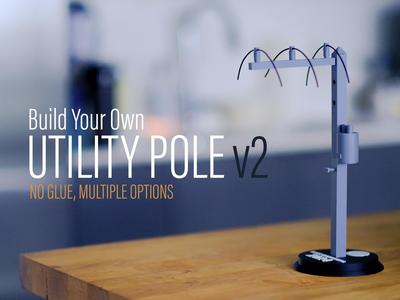 Electrical Utility Pole Model / Kit