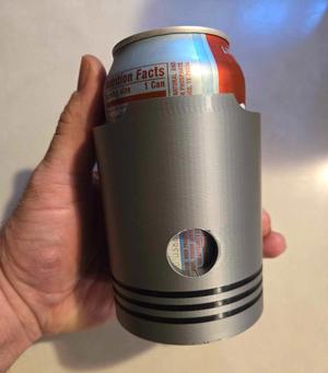 Piston can koozie