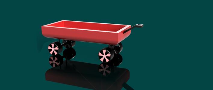 Toy storage cart
