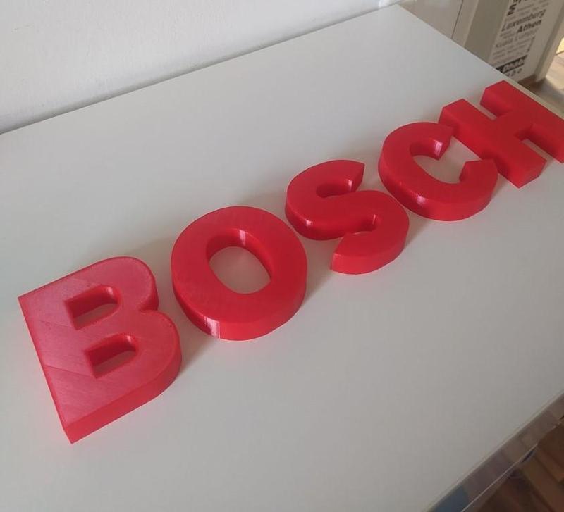 Bosch Schriftzug / Lettering 3D