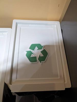 Recycling sign
