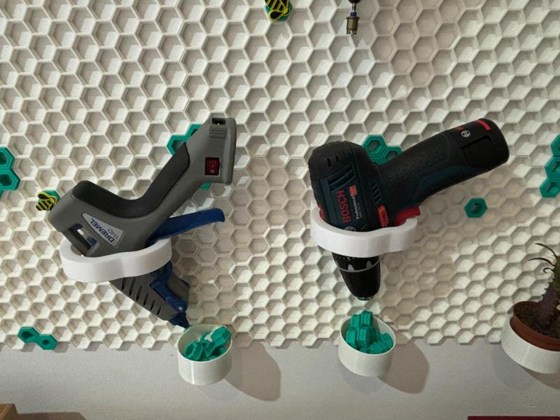 Drill/Glue gun Holder for HSW