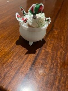 Mini Halloween candy cauldron