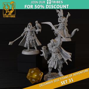 RPG - DnD Hero Characters - Titans of Adventure Set 31