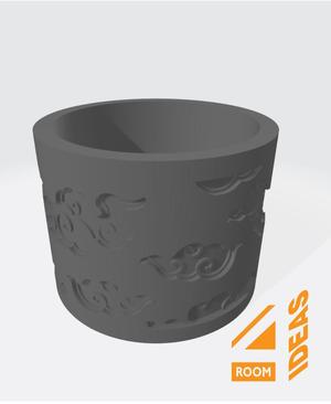 Succulent Planter Japanese Style - Clouds/Kumo V1