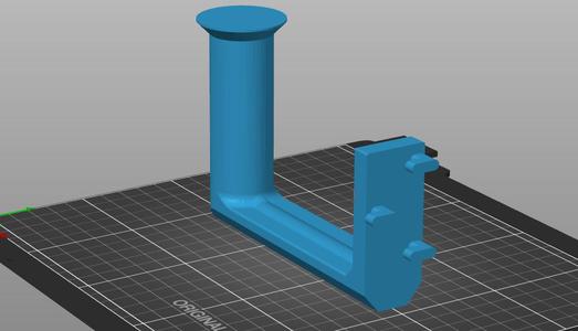Ikea skadis spool holder
